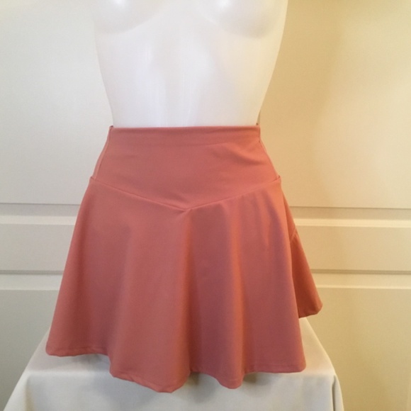 Women’s Pleated Swim Skirt With Brief Bottoms - Picture 2 of 7